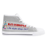 D25 High-Top Canvas Shoes - White