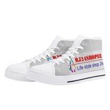D25 High-Top Canvas Shoes - White