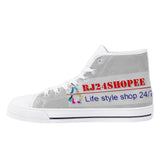 D25 High-Top Canvas Shoes - White