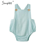Mother and kids casual button dress Solid matching mom baby family clothes outfits cotton dress Cute baby romper summer dress
