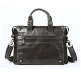 WESTAL Messenger Bag men's genuine leather men's shoulder bags made of natural Male briefcases laptop Crossbody bag for men 9103