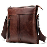 WESTAL Messenger Bag Men's Genuine Leather shoulder bag for men leather fashion Small Flap male Crossbody Bags handbags 1023