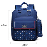 SUN EIGHT Dot Girl School Backpacks School Bags for Girls Children Backpack Kids Backpack Kids Bag  Mochila Escolar