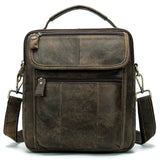 WESTAL Men's Genuine Leather Bag Crossbody Bags for Men Messenger Bag Men Leather Men's Shoulder Bags Male Handbags 8870